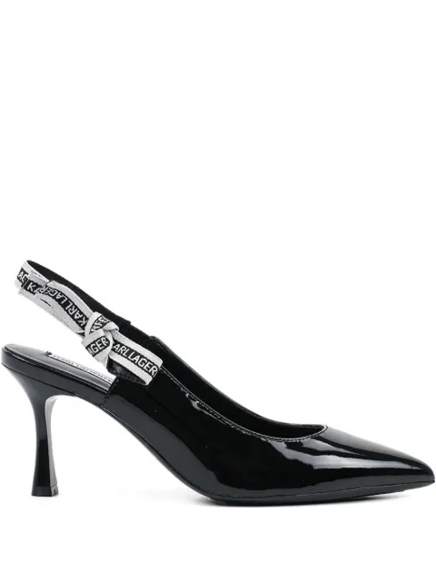 Karl Lagerfeld Sienna slingback pumps Black KL32708A1BP