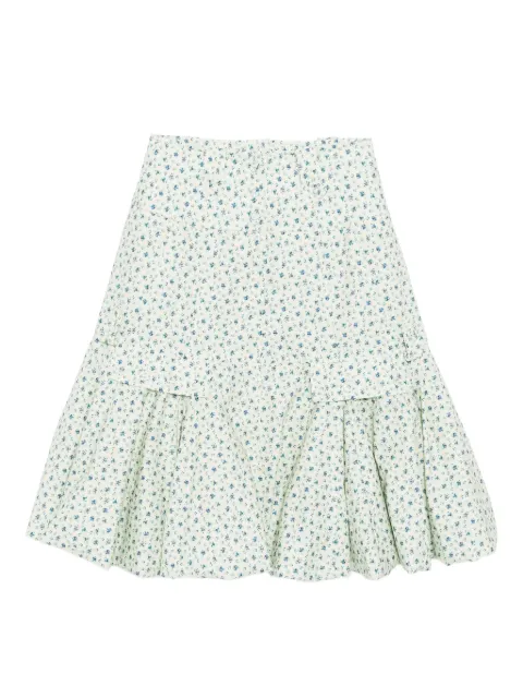 Rokh floral-print midi skirt Neutrals R2CA200