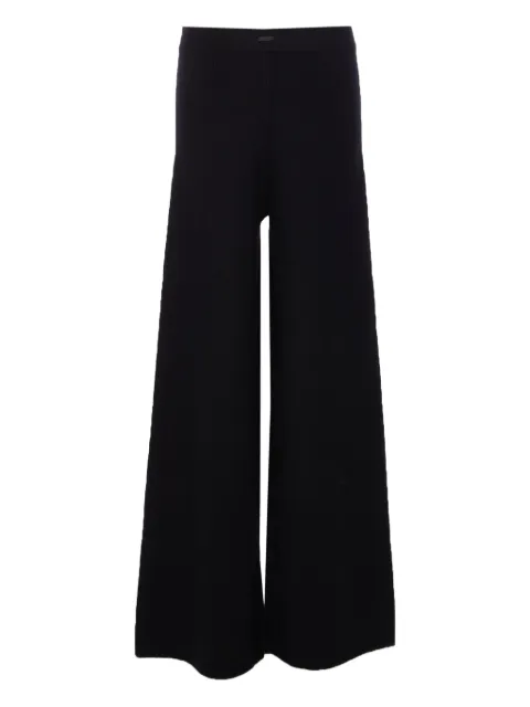 Max Mara knitted wide-leg trousers Black 2521336012600