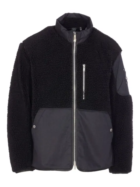 Moose Knuckles patch-pocket fleece jacket Black M35MS601292