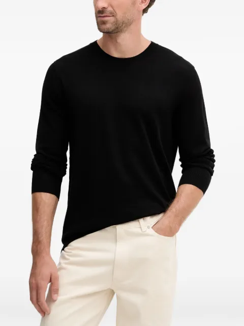 Karl Lagerfeld logo-lettering crew-neck top Black 655039553310