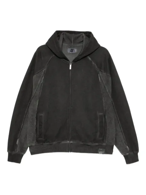 izzue logo-embroidered hoodie Grey IZXSWM00203X