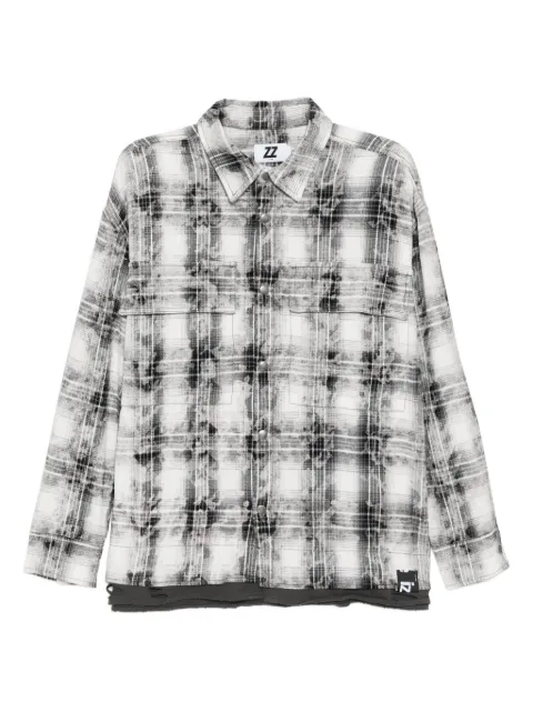 izzue logo-patched shirt Black IZXSTM00120XPBKX