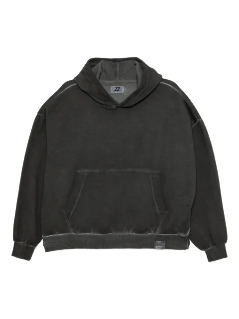 izzue graphic-embroidered hoodie Grey IZXSWM00202XPCCX