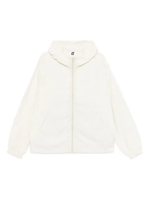 izzue logo-embroidered jacket Neutrals IZXLJM00105XPIVT