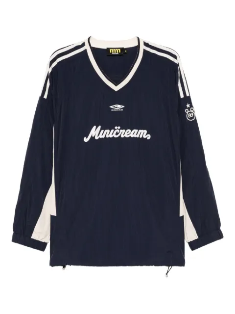 Mini Cream logo-printed sweatshirt Blue 5FM124A