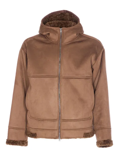 Herno welt-pocket hooded jacket Brown GI000529U127548010TABACCO