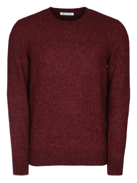 Brunello Cucinelli crew-neck sweater Red MOH709200CTI67