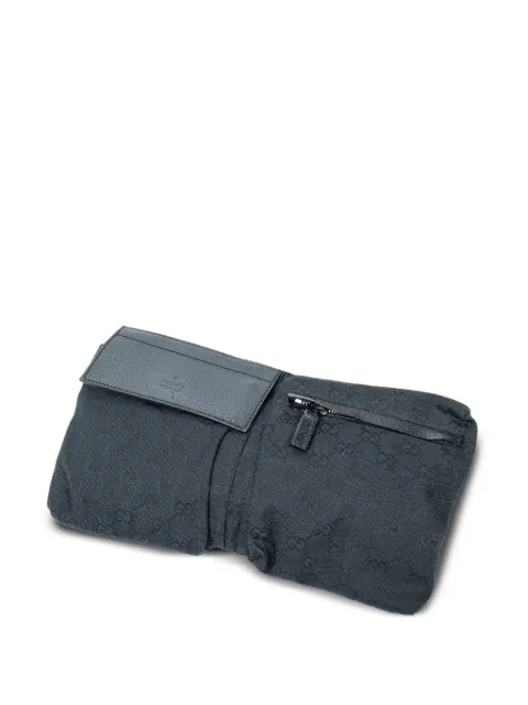 Gucci Pre-Owned GG-pattern belt bag Black 28566492783