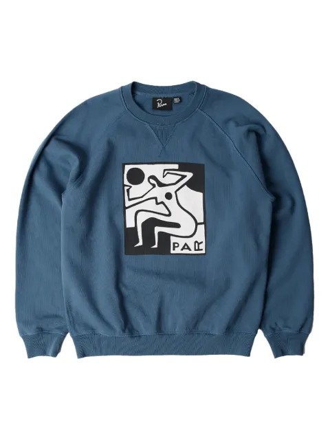 BY PARRA Ball Sports crew-neck sweatshirt Blue 53235