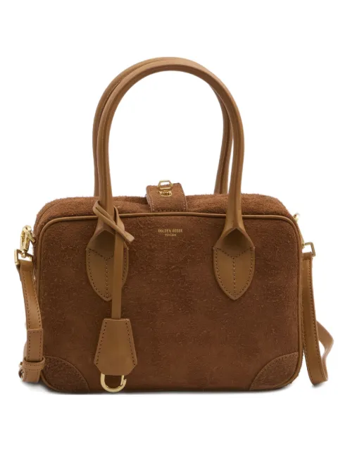 Golden Goose Vita zip-top leather tote bag Brown GWA00470A000751