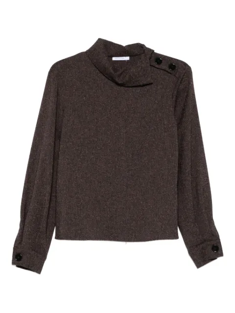 Patrizia Pepe high-neck sweater Brown 2C1657A646FG48