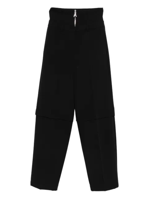 Patrizia Pepe layered trousers Black 2P1706A498