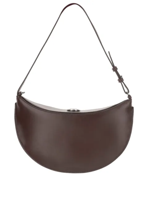 Jacquemus small Oval embossed-logo shoulder bag Brown BAW00444AC18A08