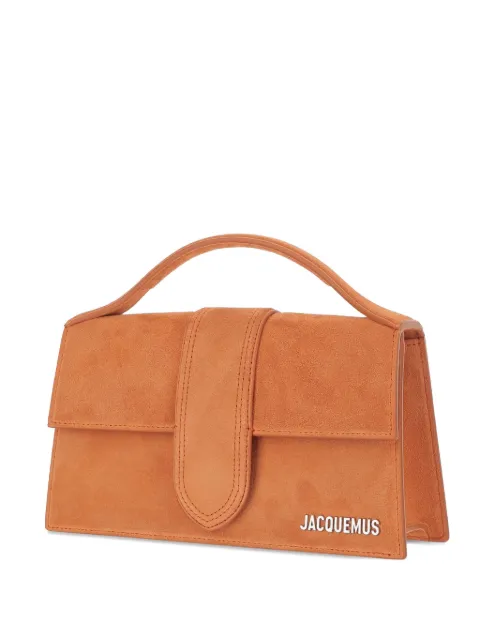 Jacquemus Le Bambino logo-plaque tote bag Orange BAW00007AC09A04