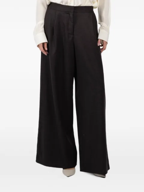 Dusan pleated palazzo pants Brown 11T14