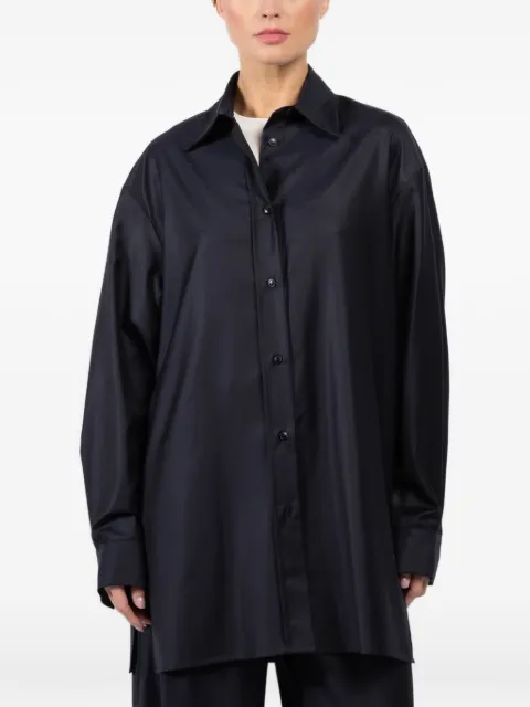 Dusan buttoned oversized shirt Black 73T15