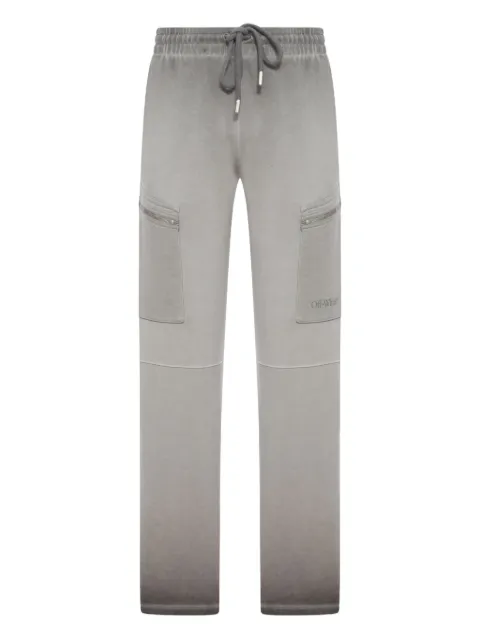 Off-White diagonal-stripe trousers Grey OMCH059F25FLE0031212