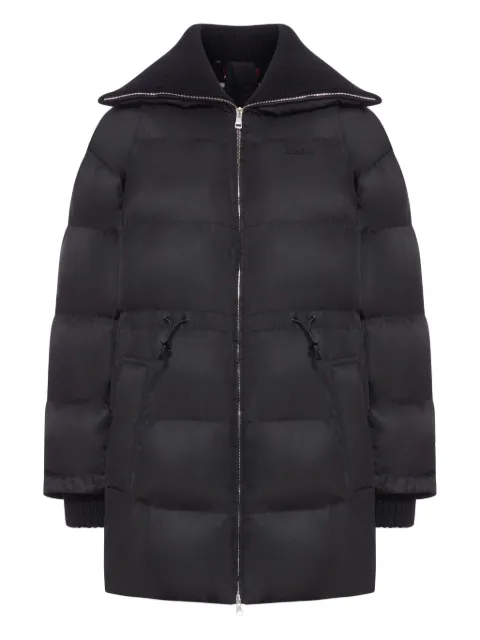 Gucci quilted ribbed-collar coat Black 823756ZAKAX