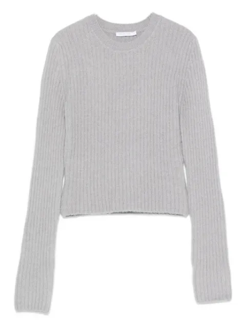 Patrizia Pepe ribbed crew-neck sweater Grey 2K0328K294