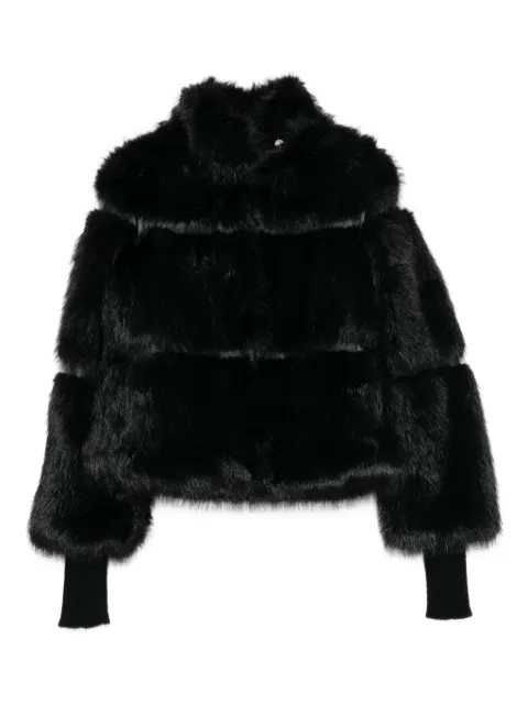 Patrizia Pepe faux fur jacket Black 2O0174E077K103