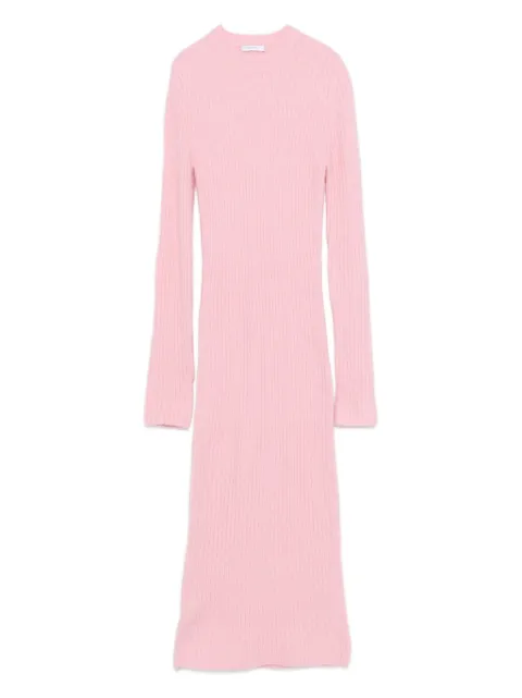 Patrizia Pepe knitted midi dress Pink 2A2996K294