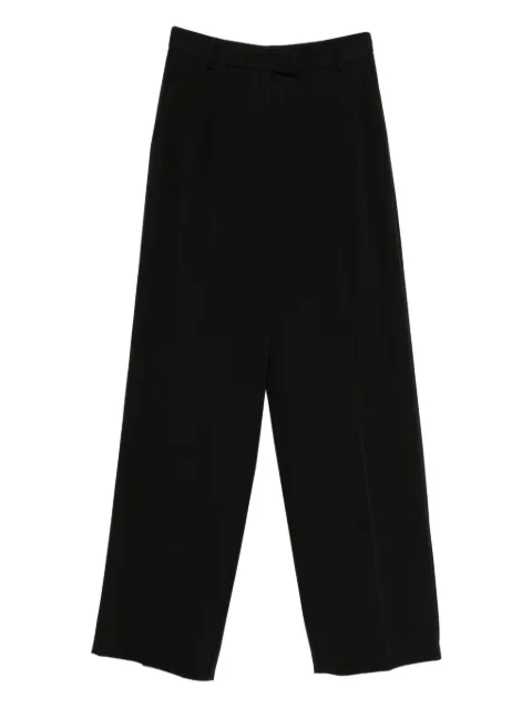 Patrizia Pepe high-waisted straight-leg trousers Black 2P1700A498K103