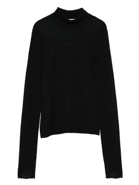 Patrizia Pepe turtleneck knitted top Black 2K0347K034K
