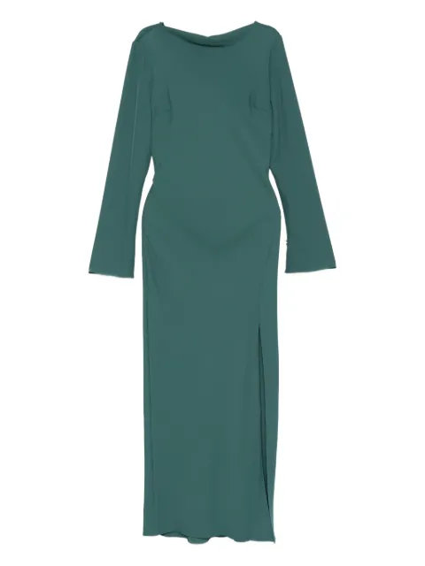 Patrizia Pepe long sleeve midi dress Green 2A2999A454G
