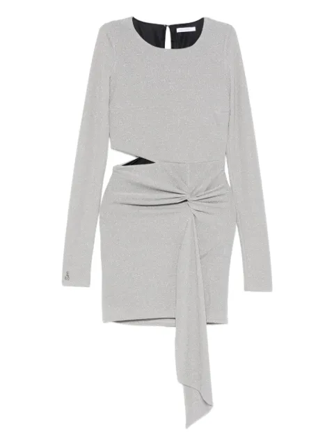 Patrizia Pepe lurex dress Silver 2A2972J340