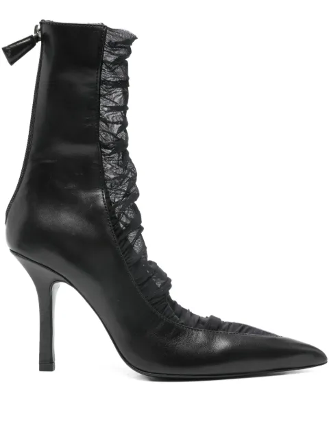 Patrizia Pepe 95mm second-skin ankle boots Black 2Y0020V038