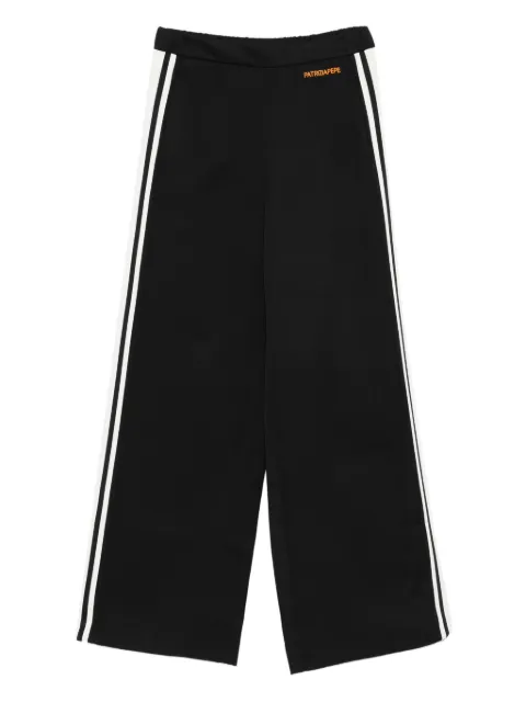 Patrizia Pepe wide-leg high-waisted trousers Black 2P1716A664K