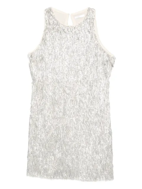 Patrizia Pepe sequin-embellished mini dress Grey 2A3002A672J