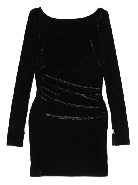 Patrizia Pepe ruched mini dress Black 2A2979J343
