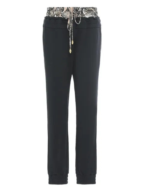 Just Cavalli snakeskin-print track pants Black 78PAAE01CF100