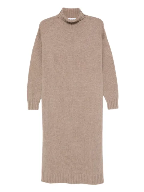 Max Mara Summer cashmere midi dress Brown 2521326012600