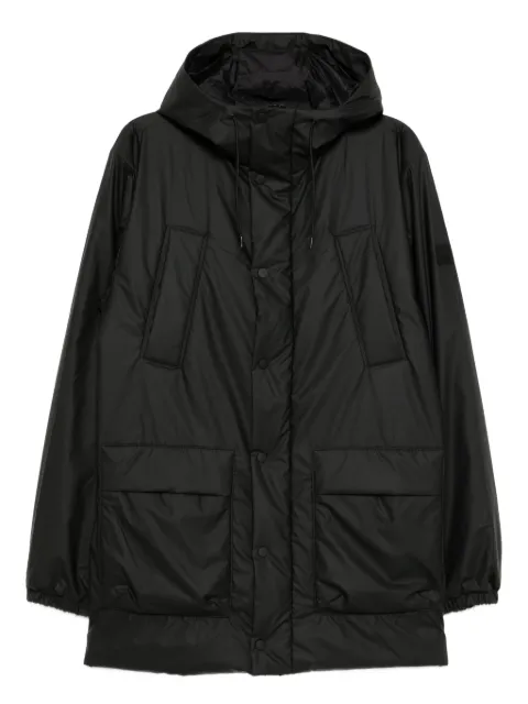 Rains logo-patched jacket Black 17120LOHJALONA