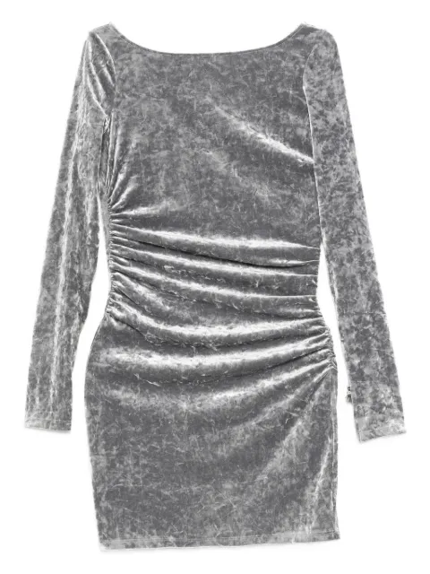Patrizia Pepe ruched mini dress Grey 2A2979J343S733