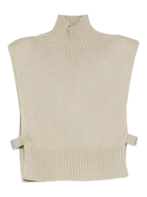 Patrizia Pepe ribbed vest Neutrals 2F0091K9O3A