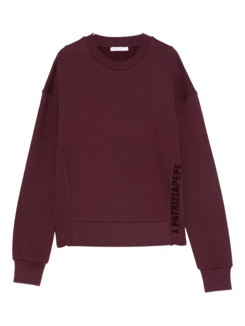 Patrizia Pepe cotton sweatshirt Purple 2M4494J079
