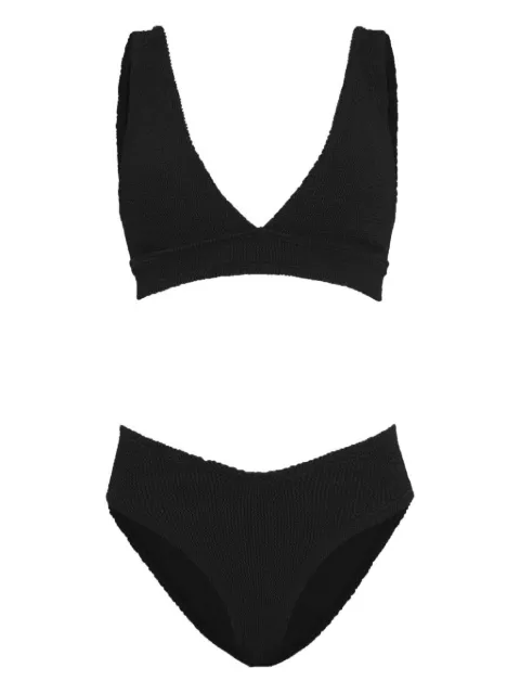 Hunza G Angel textured-finish bikini Black ANGELBIKINI