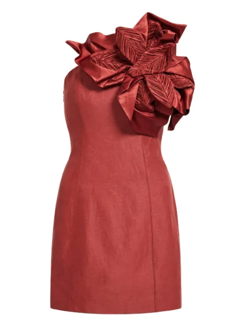 Aje Isla floral-detail mini dress Orange 26RE5032