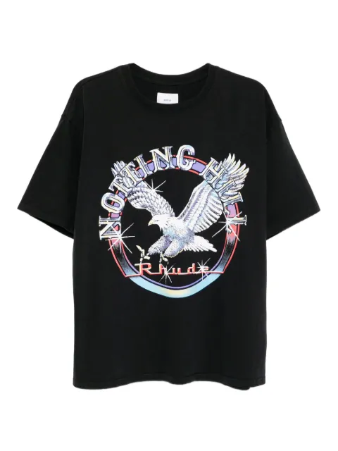 RHUDE Notting Hill Eagle T-shirt Black RHPF25TT13012A