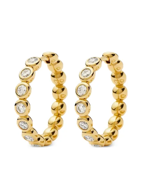 Missoma beaded hoop earrings Gold GUGE20CZ