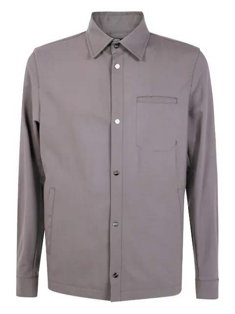 Herno button-fastening shirt jacket Grey GI000540U33474S