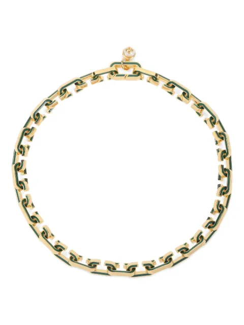 Casablanca enamelled chain necklace AAW25JW32301
