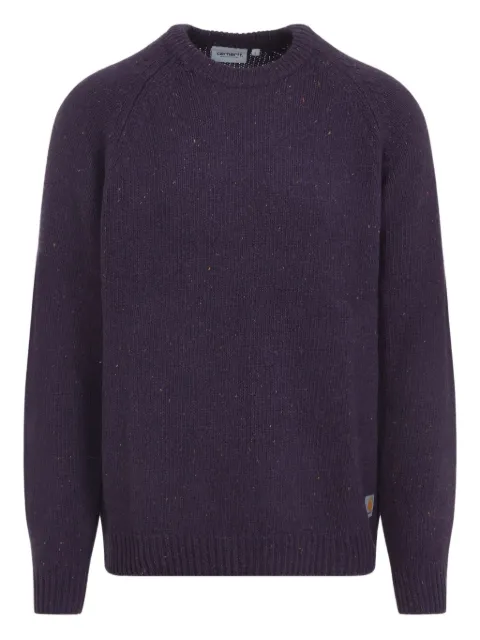 Carhartt WIP speckled raglan sweater Purple I0109773ASXX