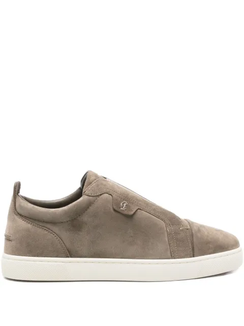 Christian Louboutin suede slip-on sneakers Brown 3250667E448