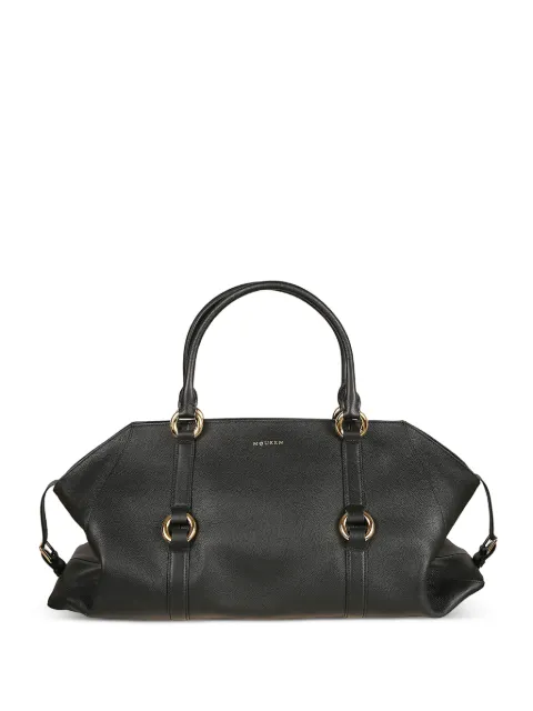Alexander McQueen Farringdon ring-detail tote bag Black 8456431VDEB