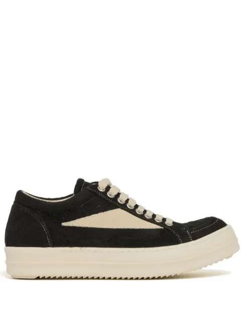 Rick Owens DRKSHDW suede-panel trainers Black DS02E7803BMOLVS911